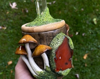 Mushroom Stash Jar Mushroom Container Mushroom Christmas Gift For Mushroom Lover Mushroom Mug