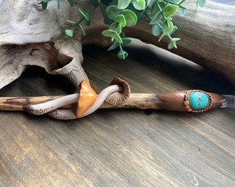 Mushroom Magic Crystal Wand