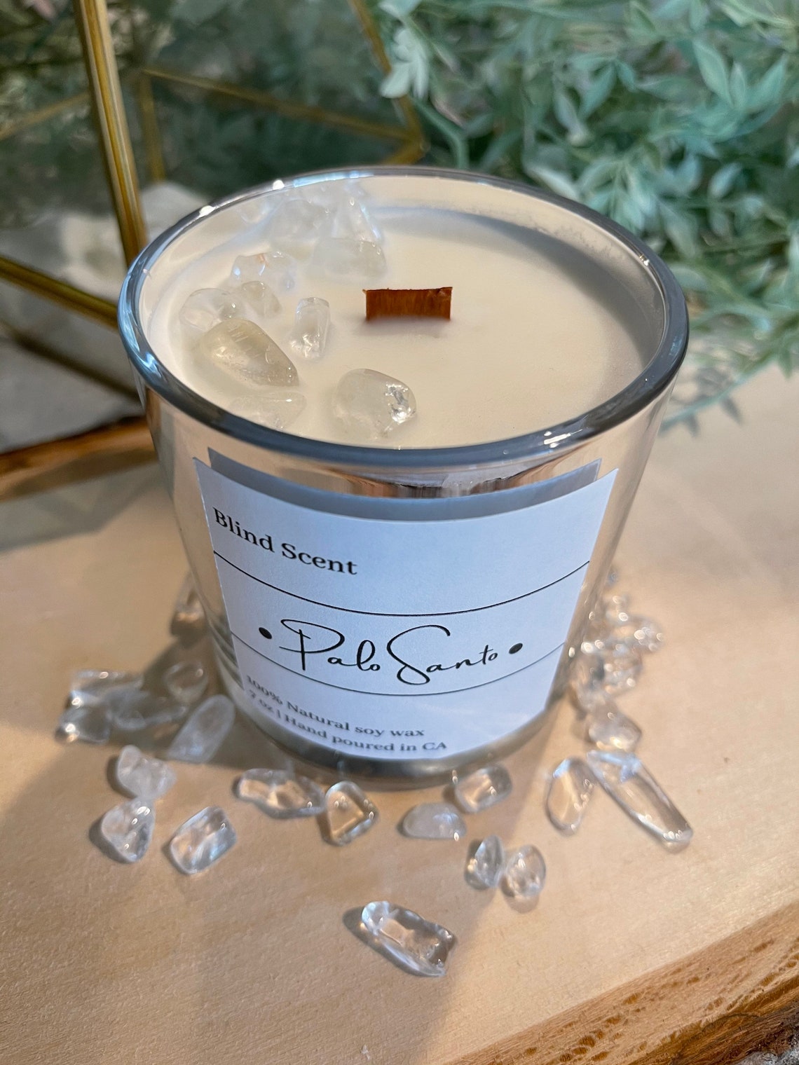 Palo santo candle candles wax melts essential oil perfect Etsy
