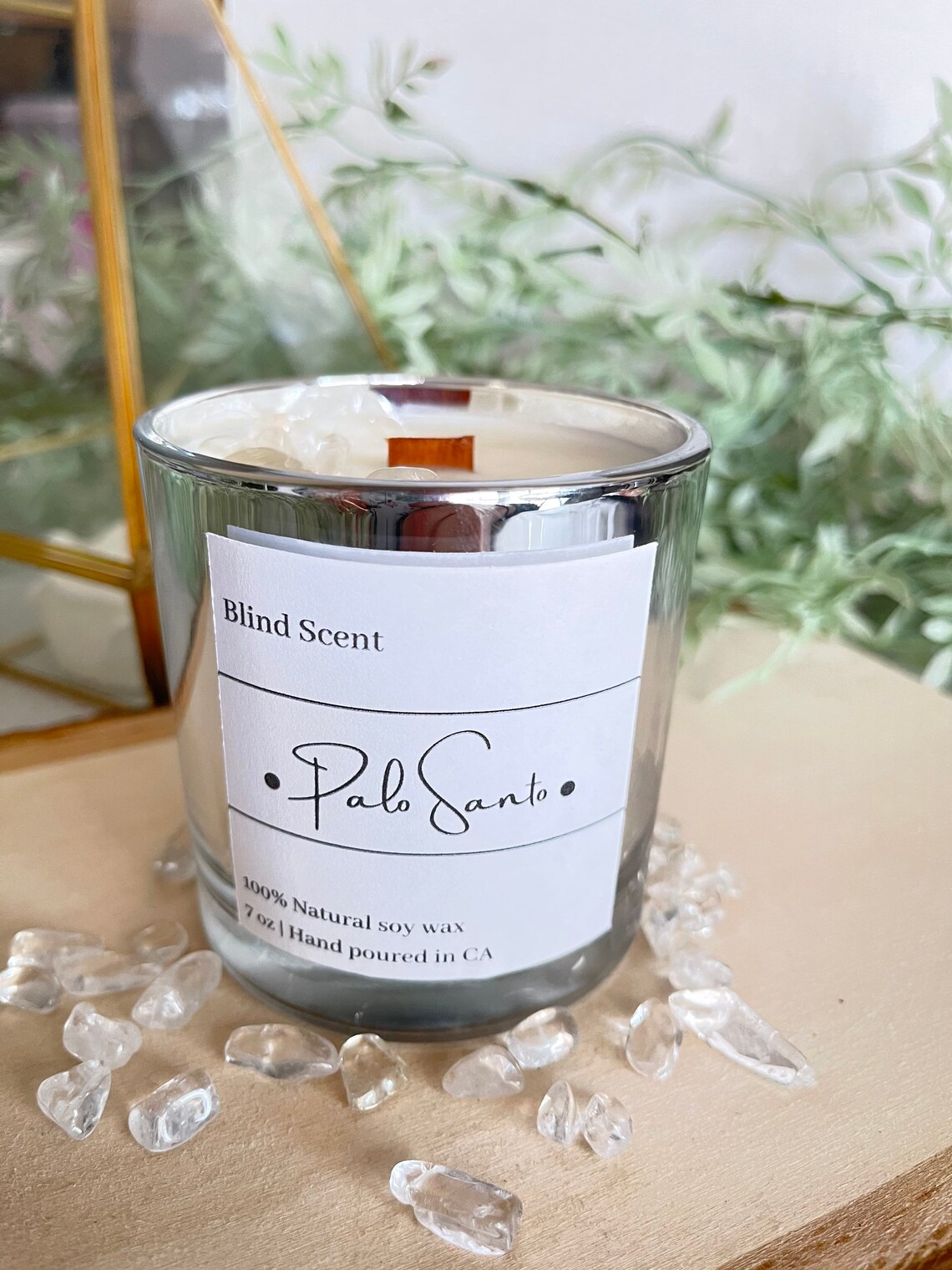 Palo santo candle candles wax melts essential oil perfect Etsy