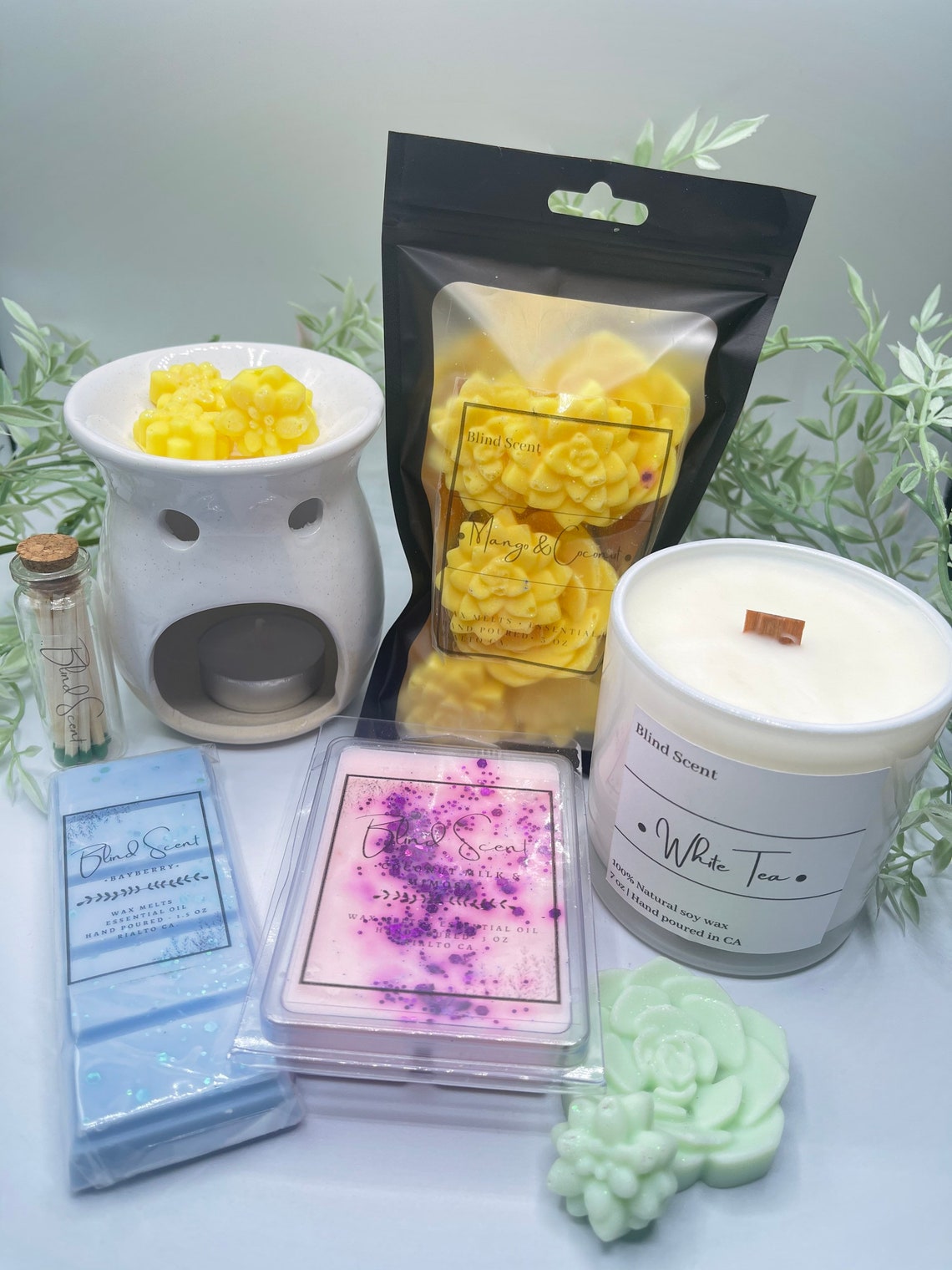Blind Scent Wax Melts Candles Luxury Bundle Box Perfect Gift Etsy