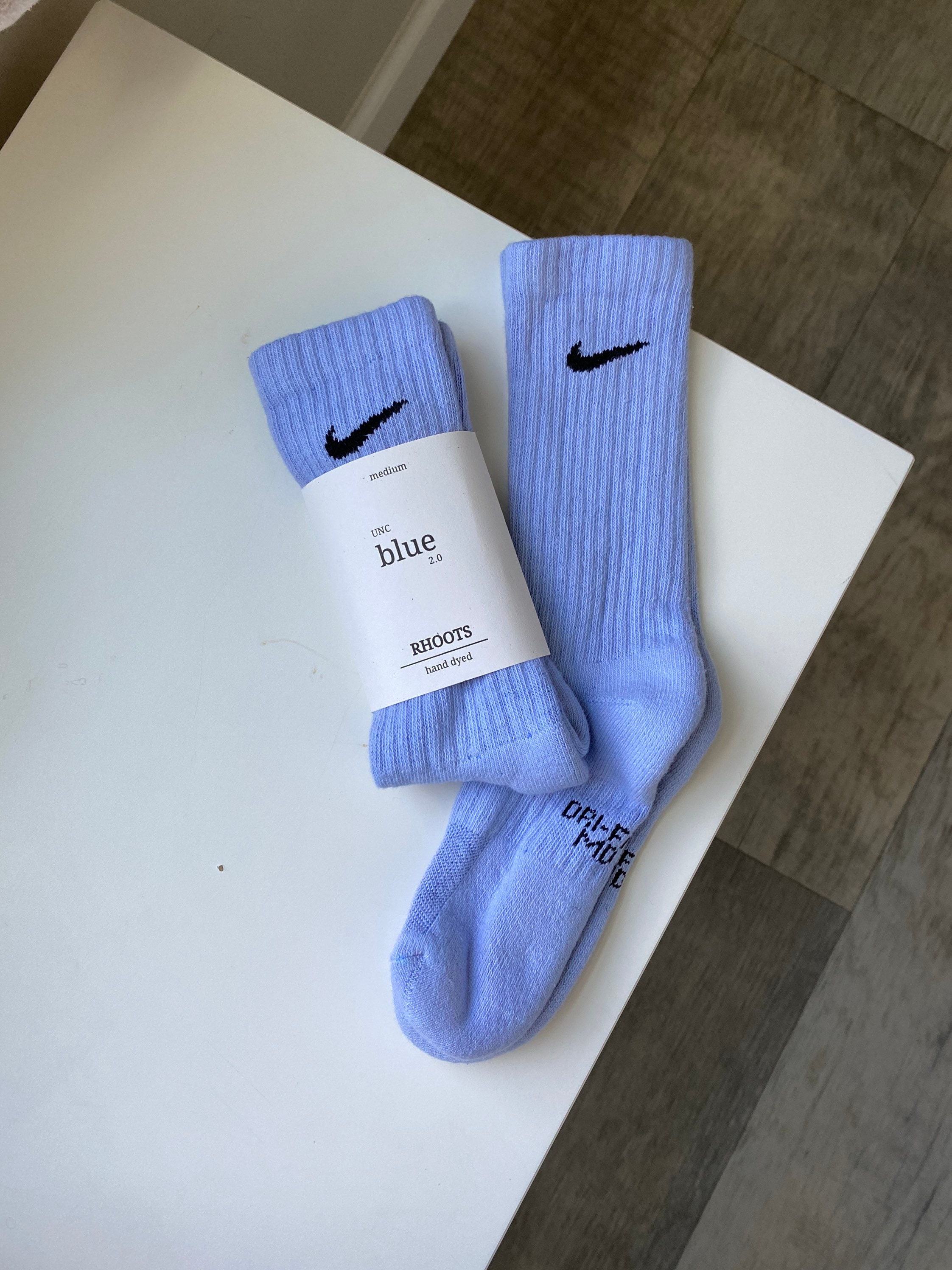 Nike Hand Tie-dye Crew Socks by RHOOTS - Etsy