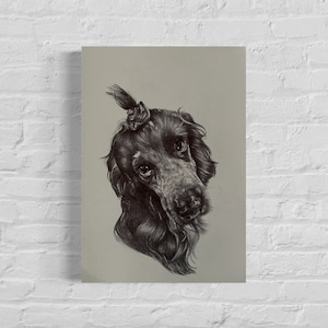 Impresión de Cocker Spaniel, impresión de arte de perro divertido, arte del perro spaniel, arte original del perro, regalo del amante del spaniel, arte de cocker inglés, regalo divertido del spaniel