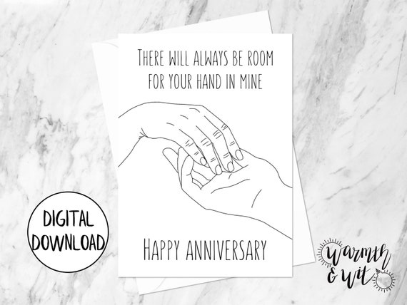 Printable Anniversary Card for Husband for Wife for | Etsy