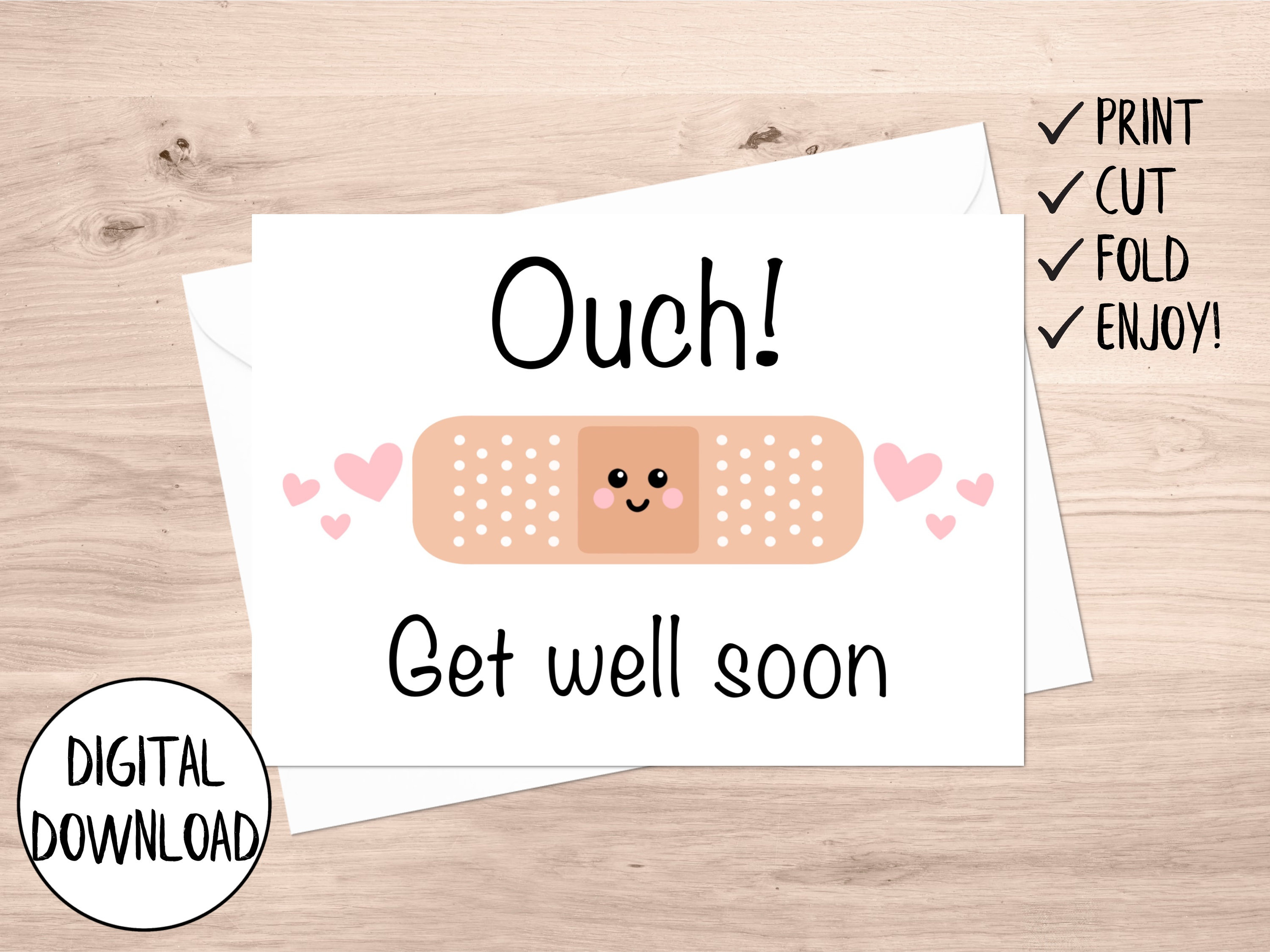 Printable Get Well Soon Card Funny, Funny Get Well Card Printable ...