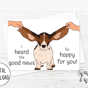 Afdrukbare felicitatiekaart grappig, gefeliciteerd kaart afdrukbaar, promotiekaart, nieuwe taakkaart, vieringskaart, 5x7 kaart, afdrukbare envelop