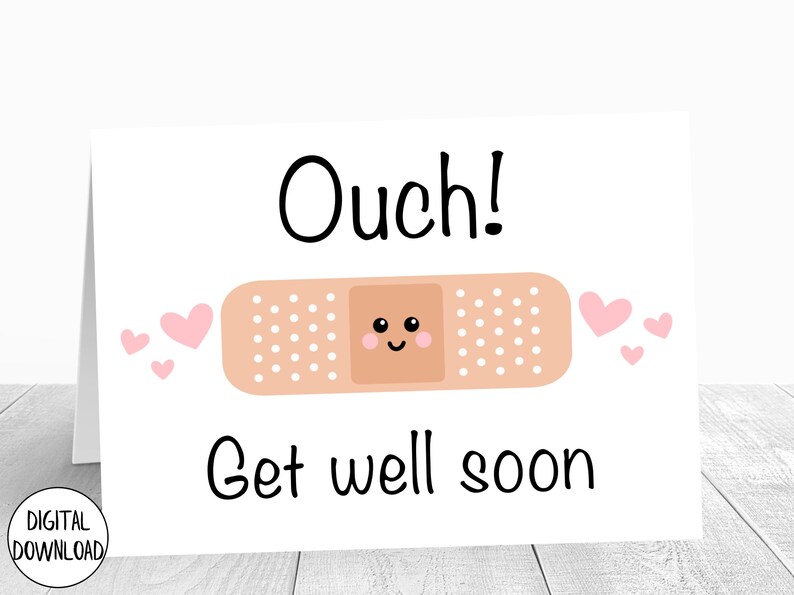 Printable Get Well Soon Card Funny, Funny Get Well Card Printable ...