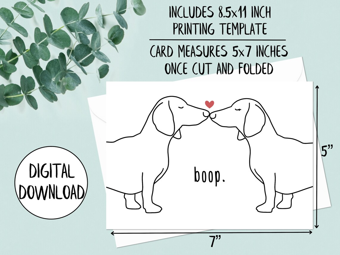 Printable Anniversary Card Funny Dog Anniversary Card for | Etsy