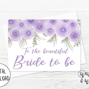 Biglietto per addio al nubilato stampabile, Biglietto per la futura sposa, Biglietto di nozze stampabile, Biglietto per addio al nubilato, Biglietto di auguri 5x7, Busta stampabile