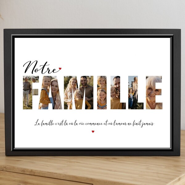 Affiche famille - Etsy France