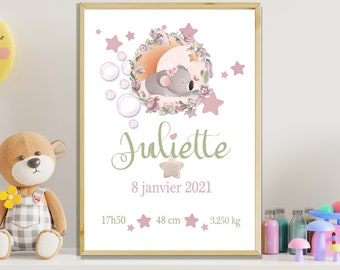Cadre Calligraphie Pour Enfant Ou Bebe Etsy