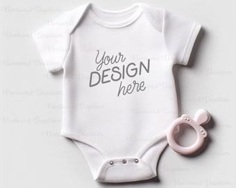 Baby Bodysuit Mockup, instant download, JPEG file, baby clothing mockup