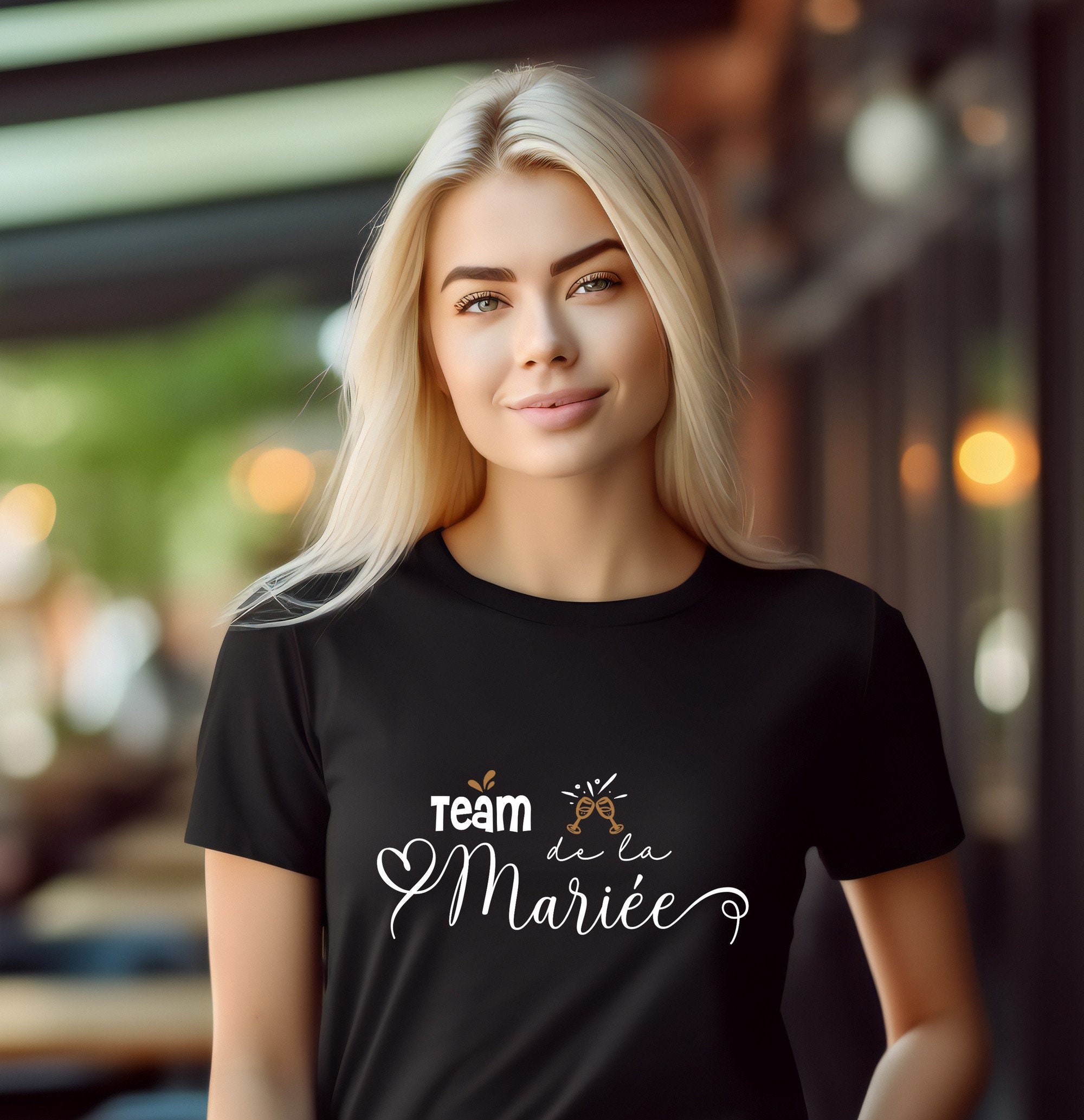 Discover Future Marie, EVJF Team De La Mariée T-Shirt Familiaux Assortis