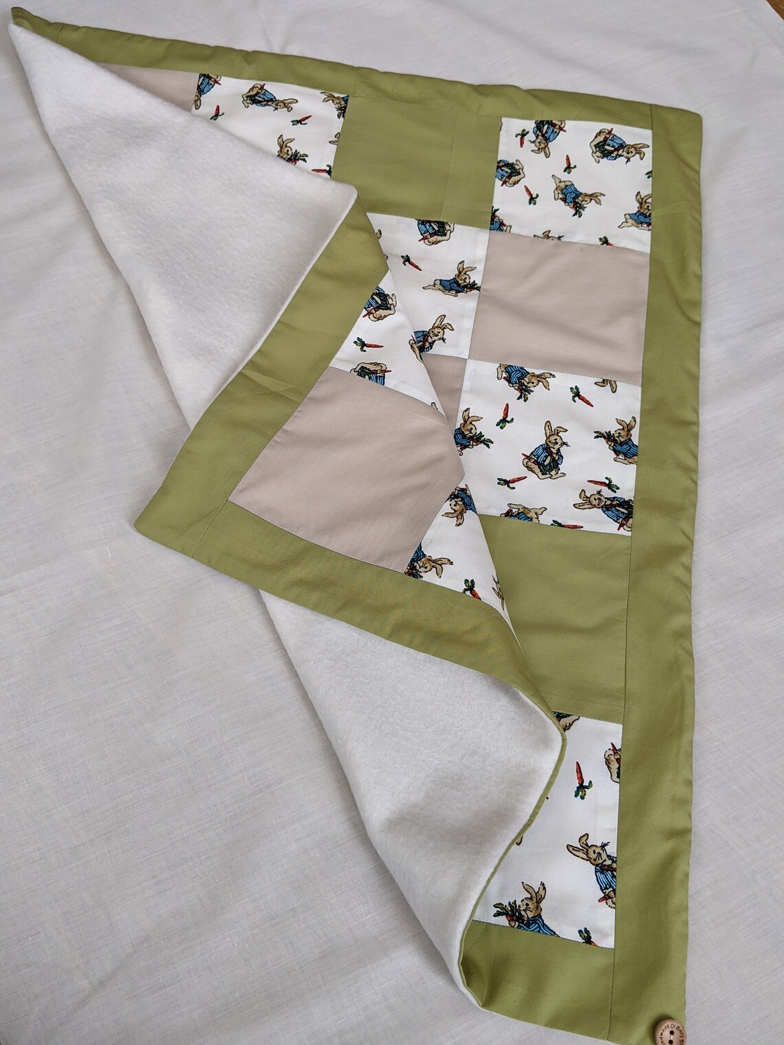 Newborn Baby Pram Blanket/ Handmade Patchwork Baby Gift Etsy