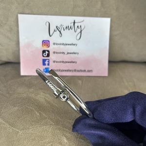 Nail Style Stainless Steel Bangle