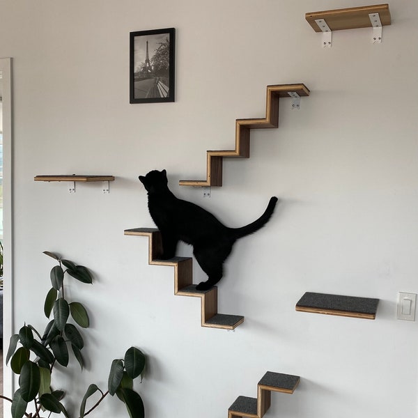 Cat Wall Steps Etsy
