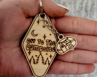 Camping keychain