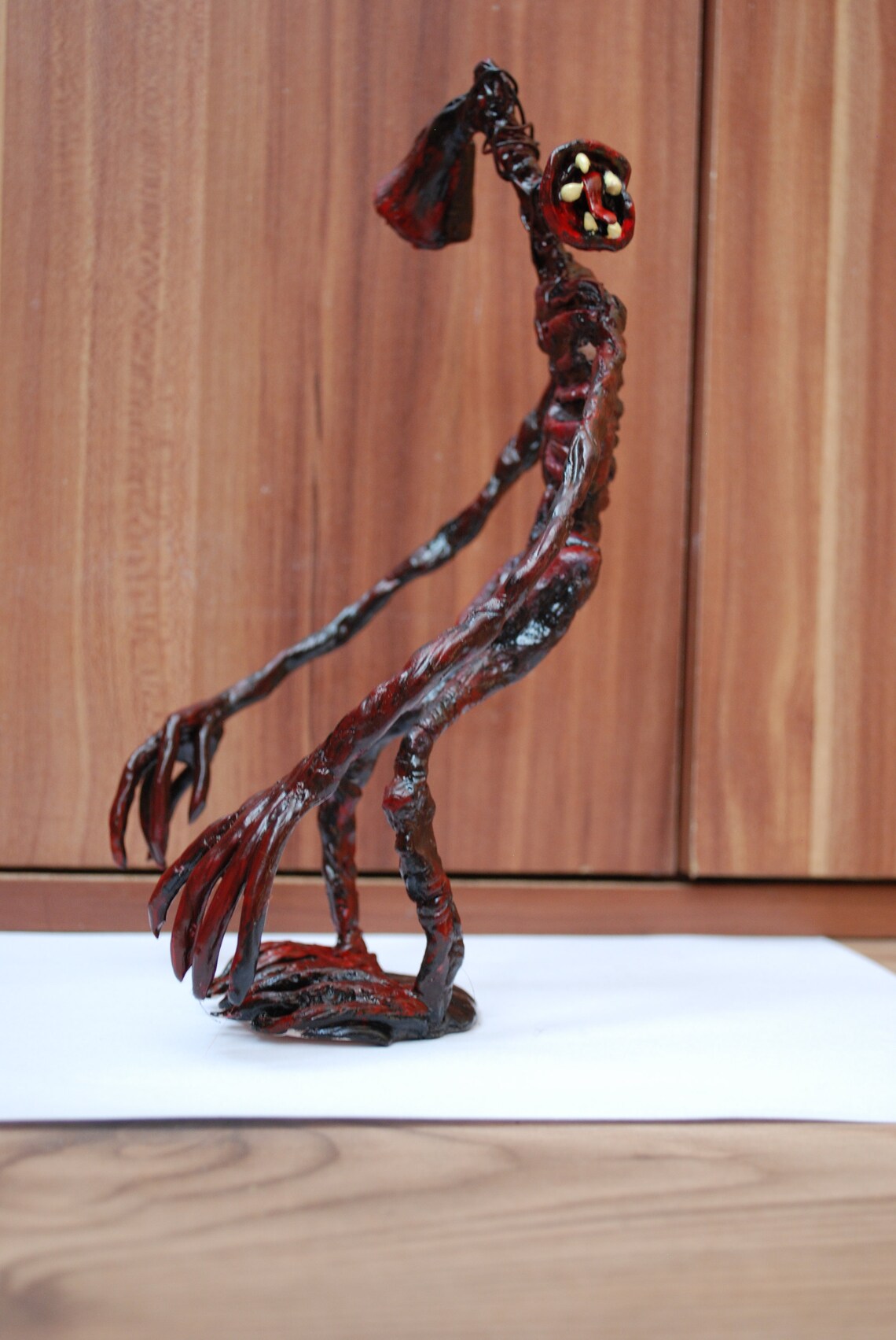 Siren head figure Handmade polymer clay toy / sculpture Etsy