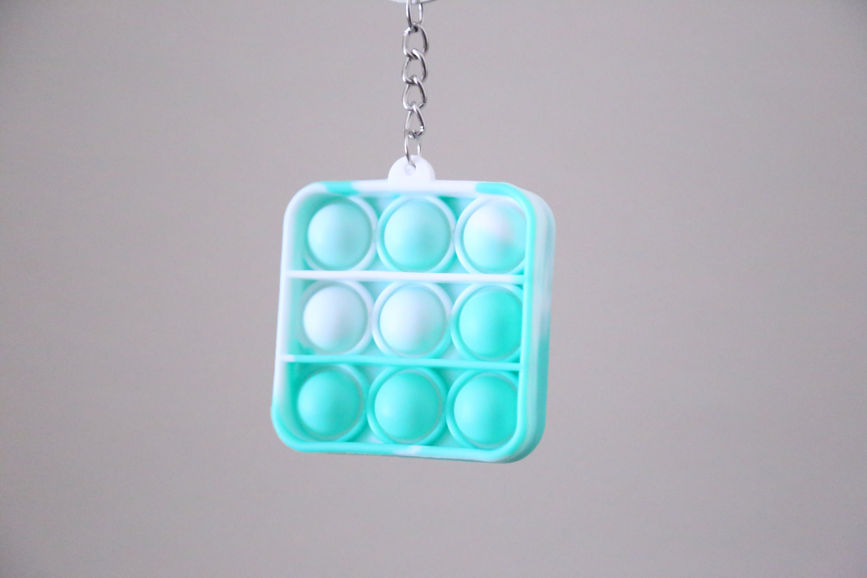 Mini Pop It Keychain Square Mini Pop It Fidget Pop It Etsy