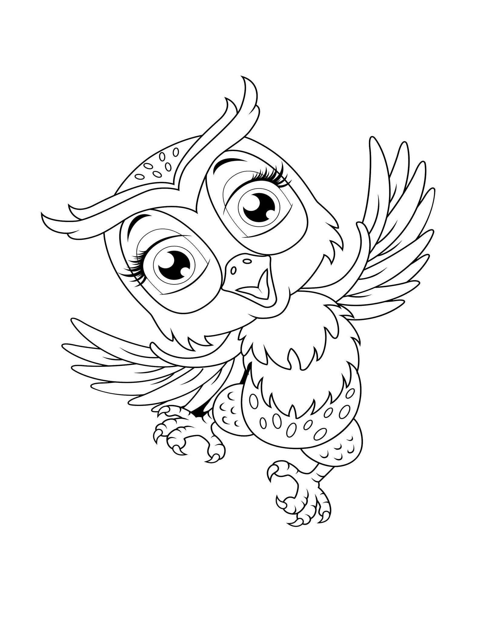 90 Cute Animal Coloring Pages - Etsy
