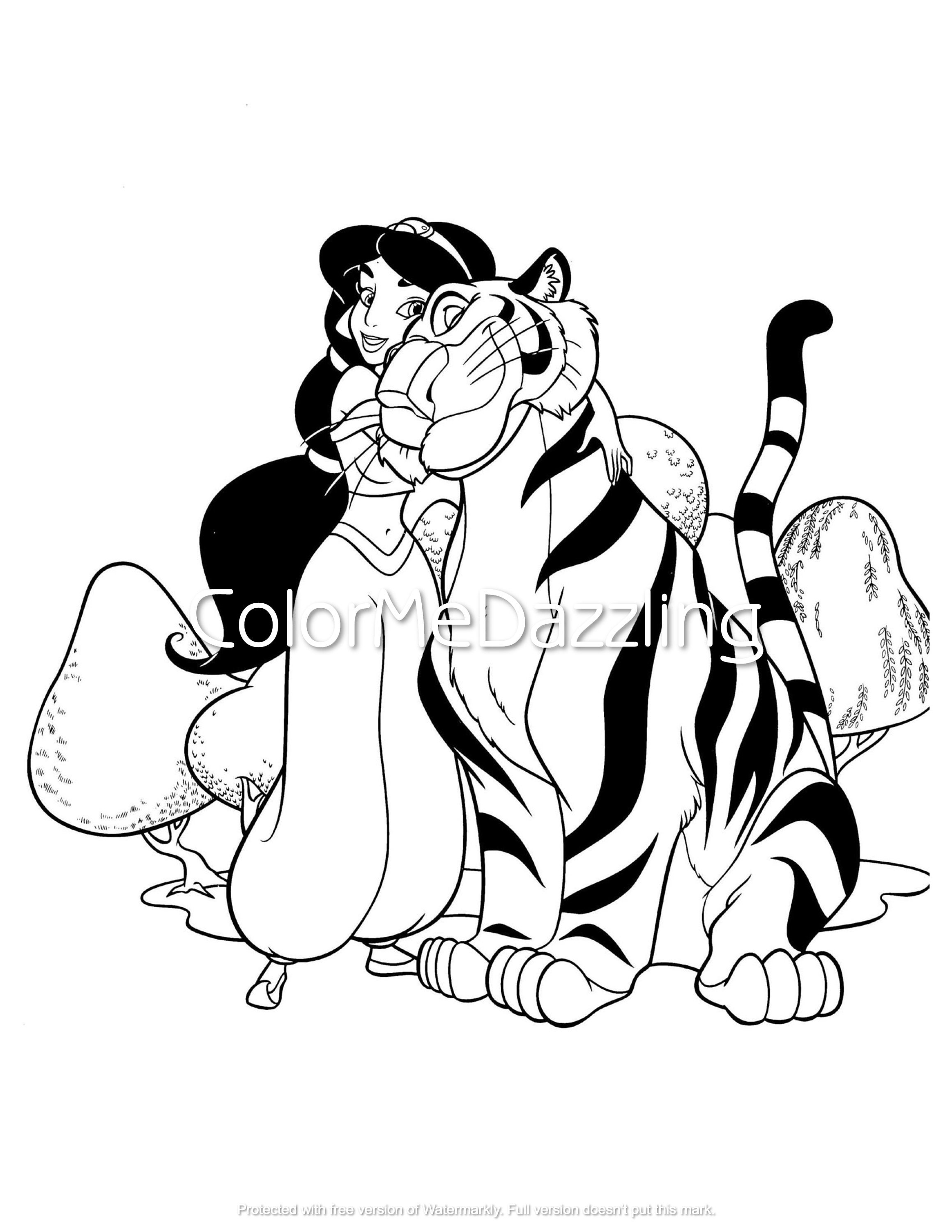 70 Disney Princess Coloring Pages Instant Digital Download Etsy