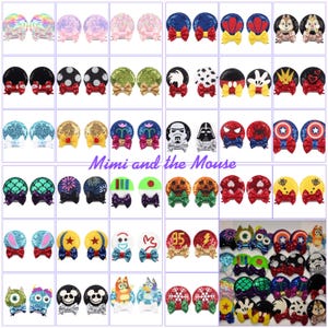 Minnie ears hair clips,  Mickey ears hair clips, Mouse ears hair clips