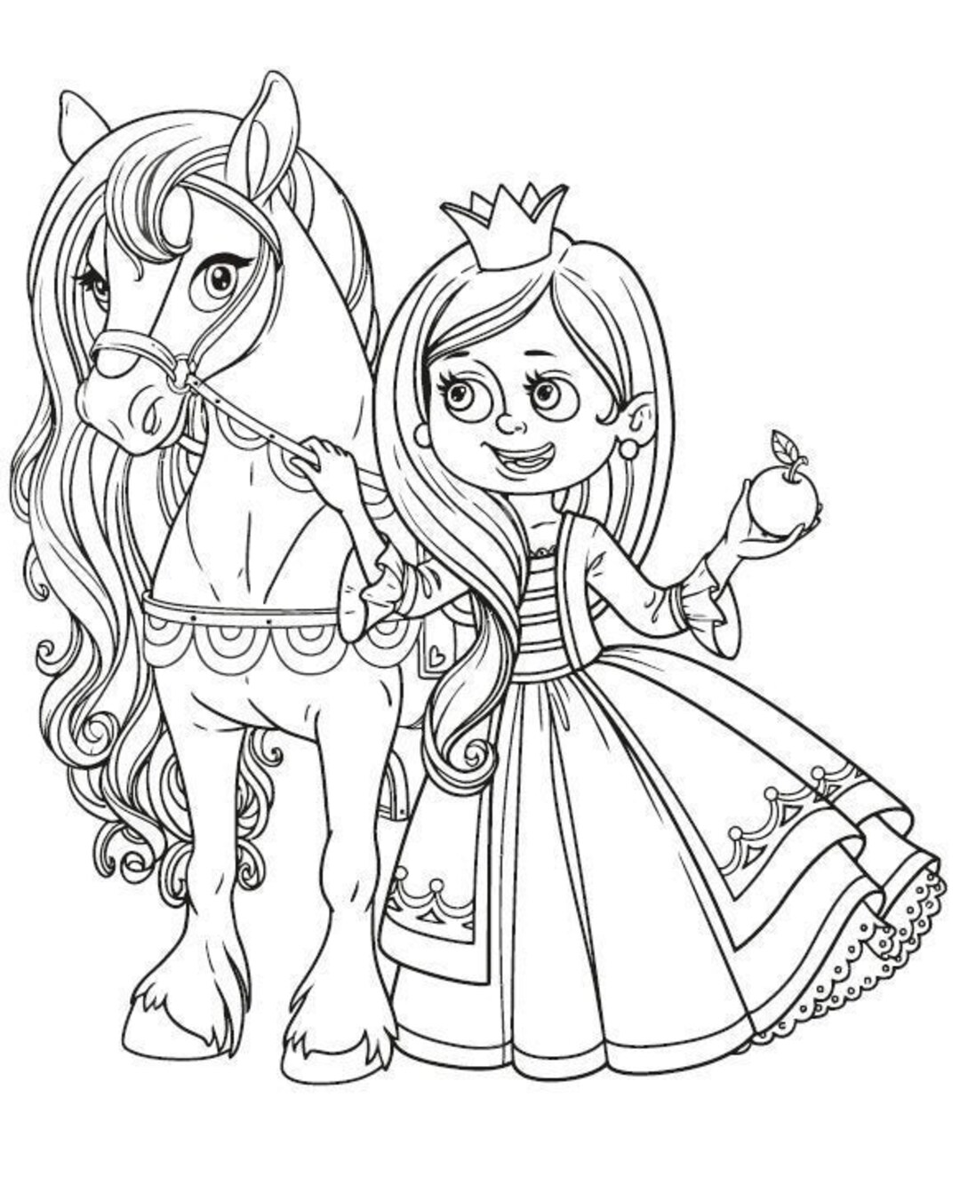 Coloring Pages - Princesses! Vol 3 - Etsy