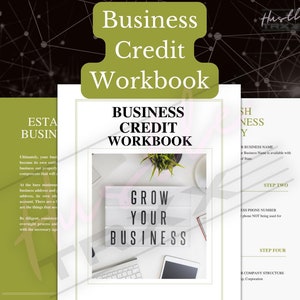 Business Credit Workbook: Easy Steps to Scale Your Business (Instant Download)