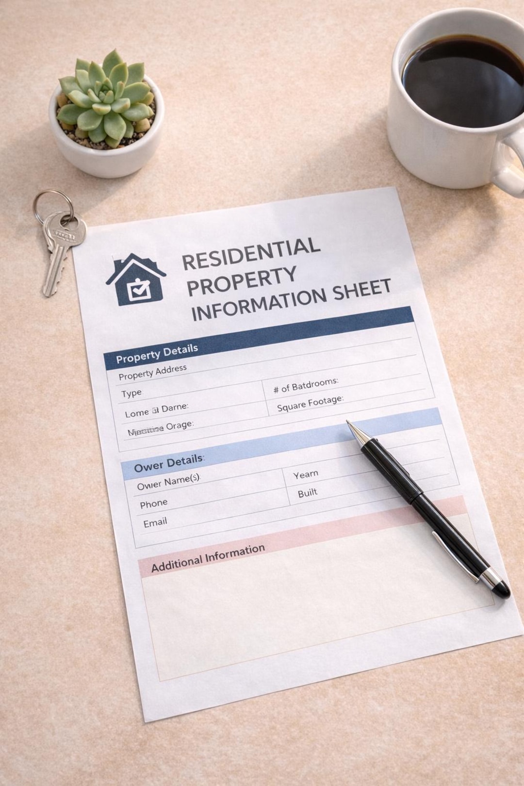 Property Information Sheet | Realtor Forms PDF | Rental Property Form ...
