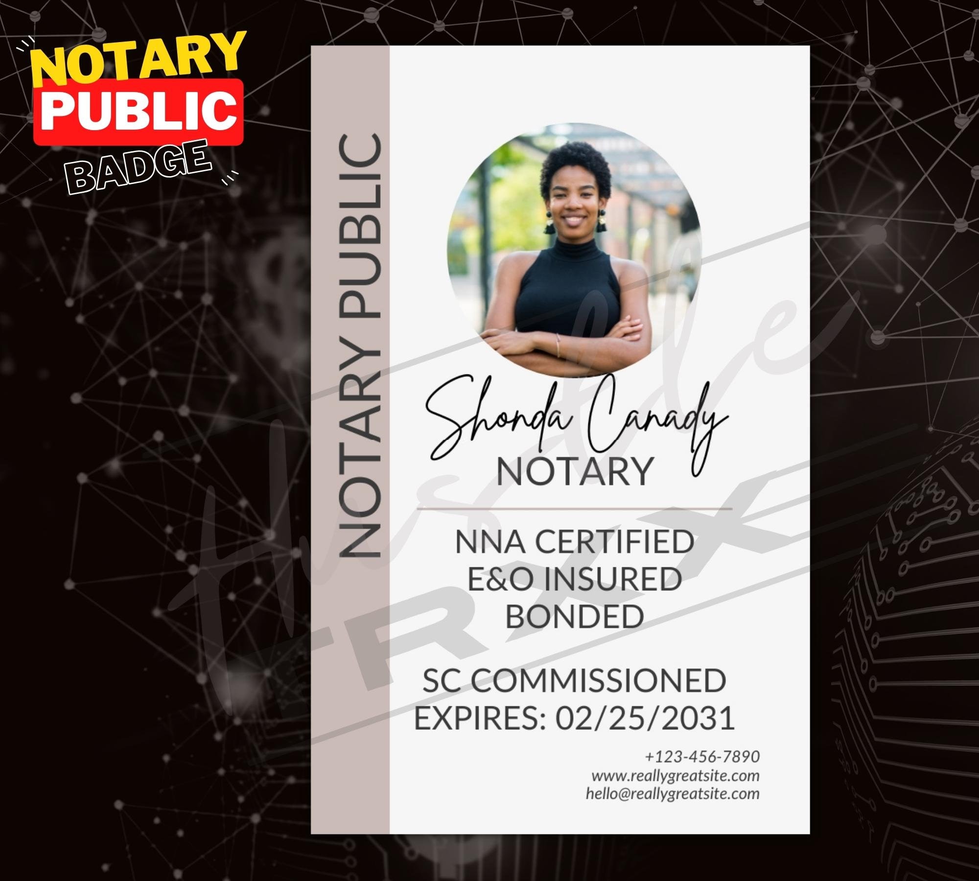 Notary Public Badge Notary Public Notary Marketing - Etsy