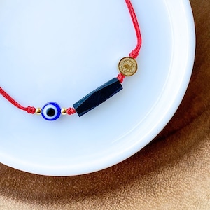 Azabache bracelet, Genuine azabache, azabache bracelet for men, Jet bracelet