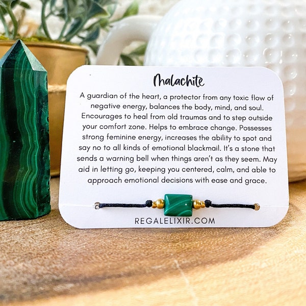 Real Malachite bracelet | malachite bracelet | heart chakra bracelet | heart healer bracelet| genuine Malachite bracelet