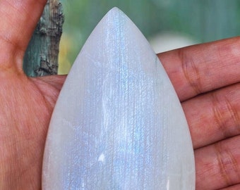 Moonstone flame, AAA Moonstone flame, standing moonstone flame, polished moonstone flame