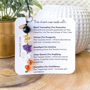 graduation gift | crystals for prosperity | abundance spell | graduation cap  | Crystals for graduates