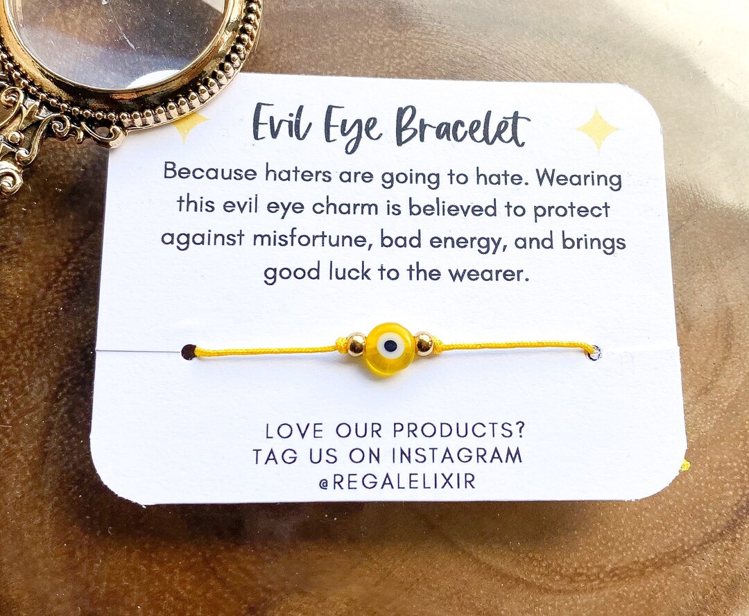 What Does The Yellow Evil Eye Bracelet Mean at Jenni Spradling blog