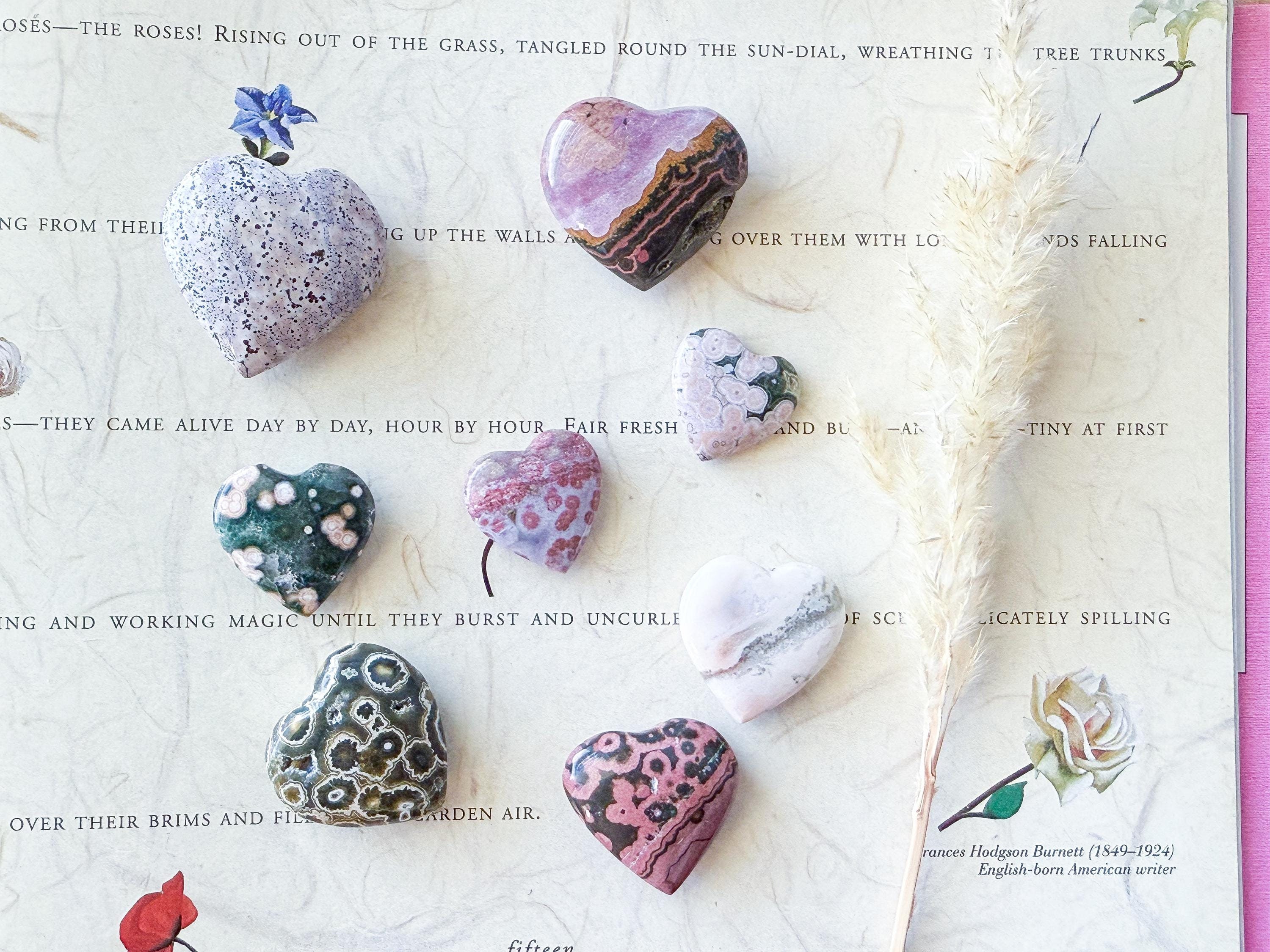 Pink Ocean Jasper - Etsy Pink Ocean Jasper - Etsy