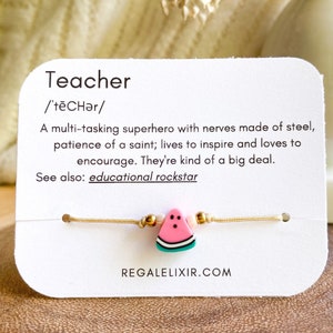 Teacher Appreciation Gift, Teacher Gift, Back To School, Back To School Gift, First Day Of School Wish Bracelet, teacher gift