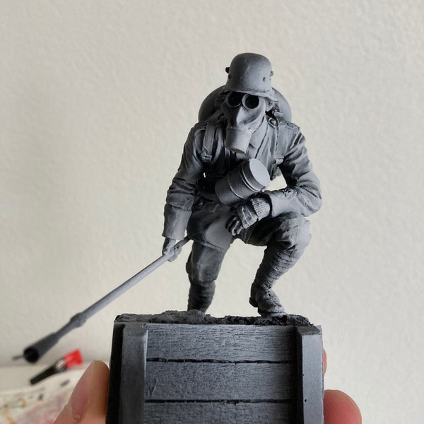 Spritzständer Soldat Military Resin Kit Modell Militärfigur unbemalt Maßstab 1-16