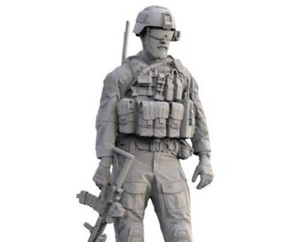 1/16 Unpainted Ancient Soldier Bust Resin Figure Model Kit Unassembled Miitary 
