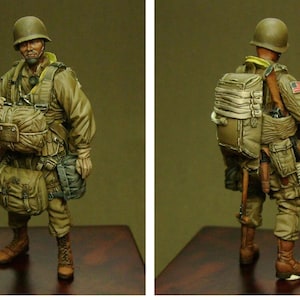 USA Army Resin Soldier Figure Kit Unapinted Unassembled Military Model Scale 1-35
