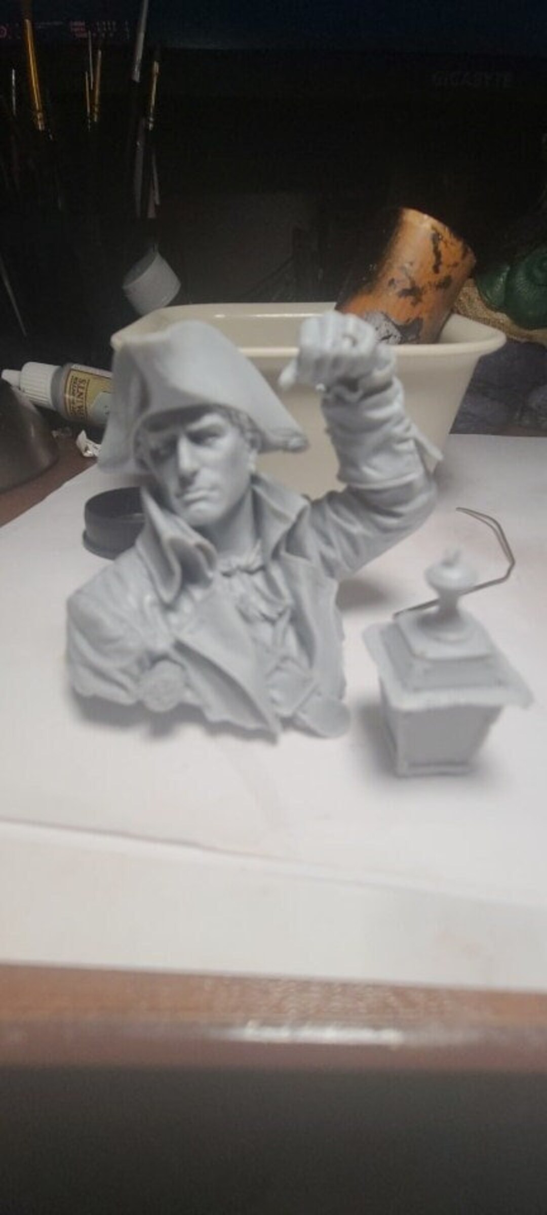Ship Resin Officer Bust Model Unpainted Miniature Figure Kit Scale 1/10 Etsy