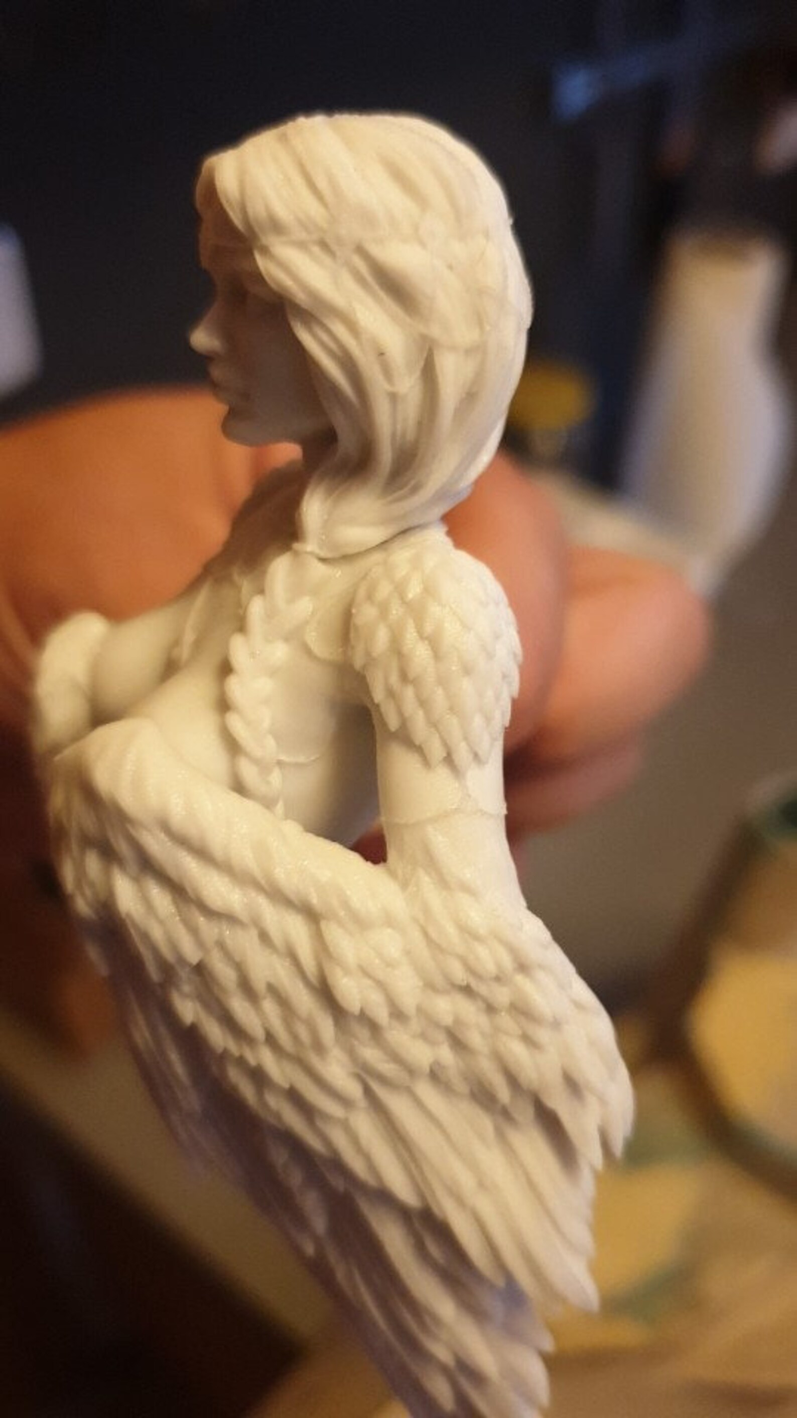 Bust of Goddess Angel Female Model Unassembled Resin Figure Etsy Canada