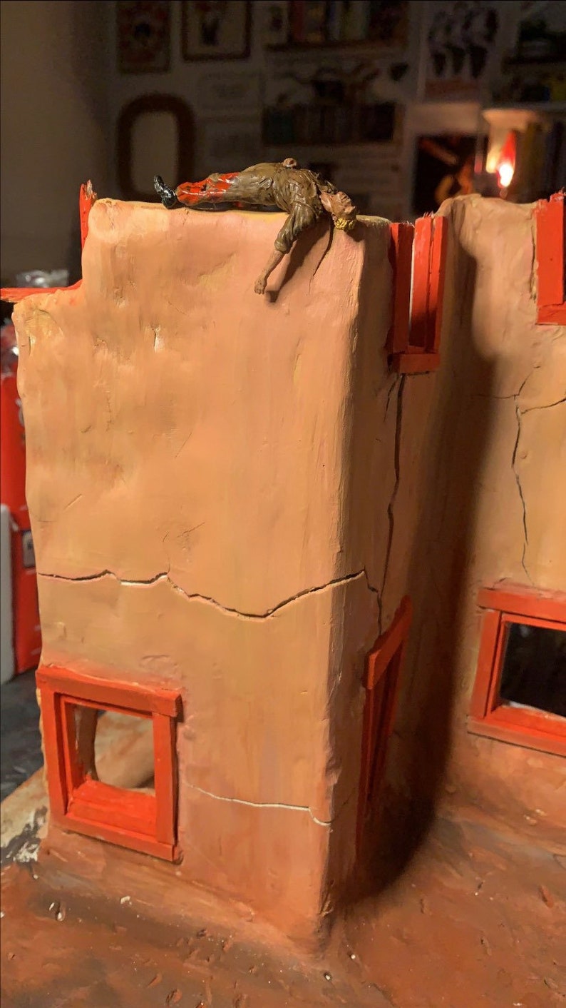 German Resin Soldier Pee Scene Model Military Unpainted Etsy