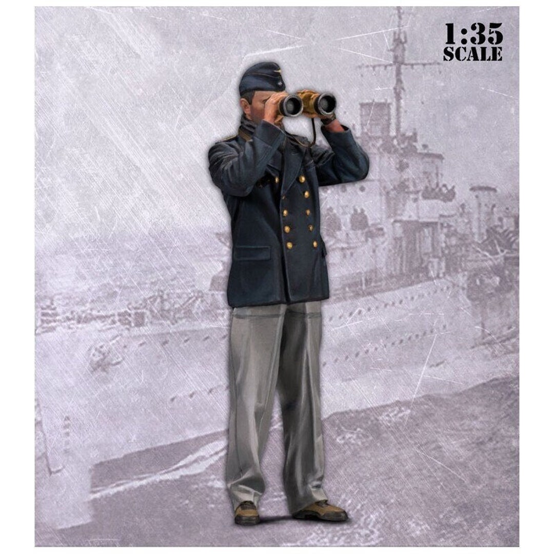 Ship Crew Captain Figures Set Unassembled Resin Model Unpainted 5