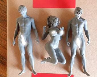 Sexy Resin Scene Adult Model Kit Miniature Unpainted Position Figure Scale 1/24