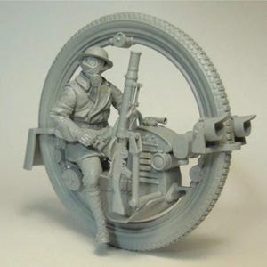 Kit Busto Vikingo De Resina 1/10 - Modelo Sin Montar Ni Pintar, Para Mayores De 14 Años
