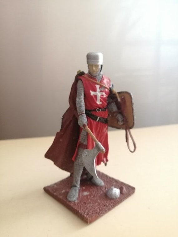 1/10 Bust Resin Kit figure model Knights hospitaller after a fight unassambled U 