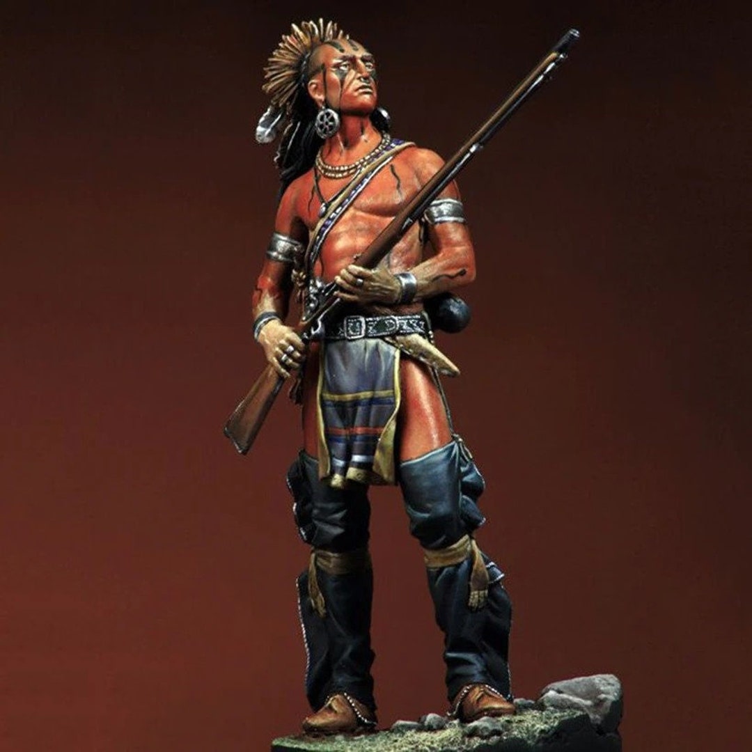 Risjc 1/24 Resin-Modellbausatz – Antike Stammeskriegerin Als Bogenschützin, 75 Mm, Unbemalt & Unmontiert