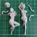 Romantic Resin Girls Figure Adult Model No Blanket Scale 1-20 Nude Unpainted 2 Pieces Kit