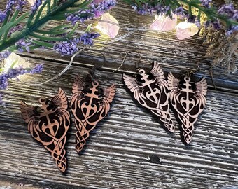 Medical healthcare caduceus earrings/nickel free trendy/nurse doctor jewelry